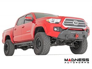 Toyota Tacoma Front Bumper - w/ PRO9500S Winch & Black Series Light Bar Toyota Tacoma Front Bumper - w/ PRO9500S Winch & Black Series Light Bar